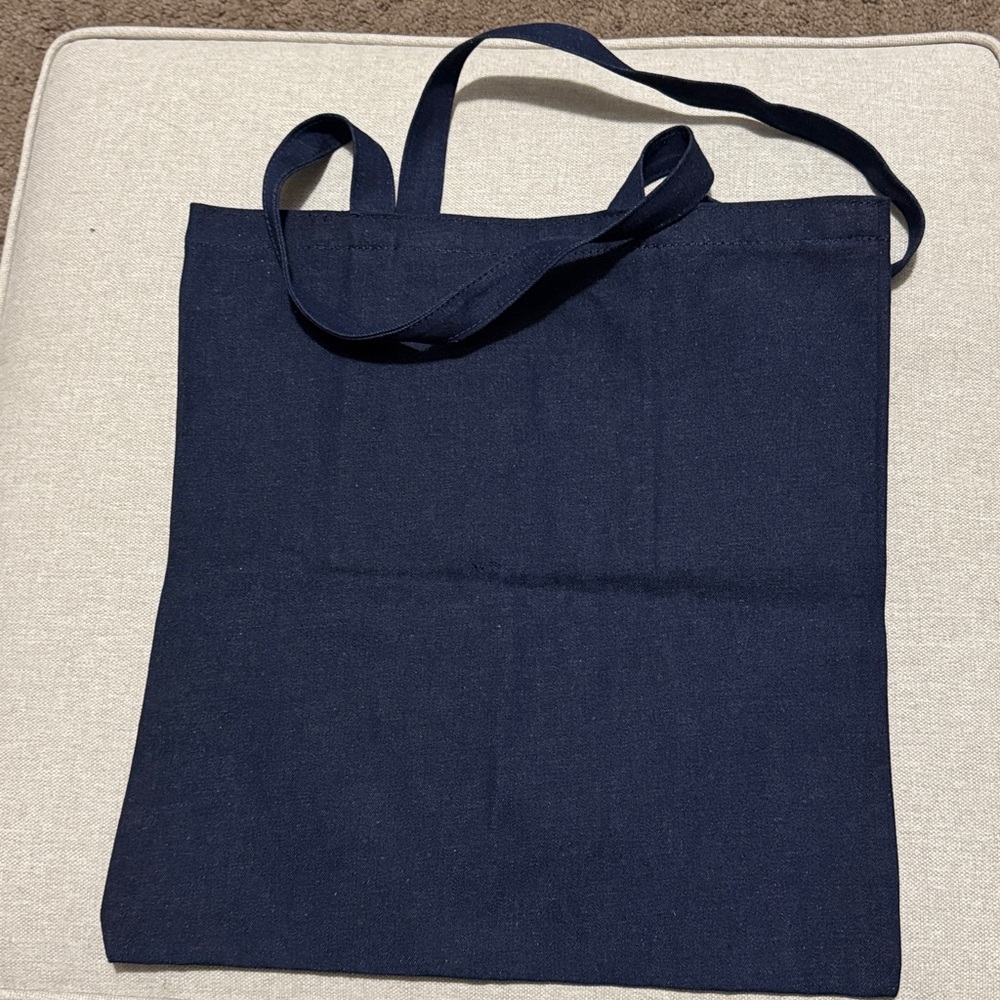 LIKE NEW Boston Tourist Souvenir Tote-Cotton-Navy-White Logo/Single Side - Picture 9 of 12